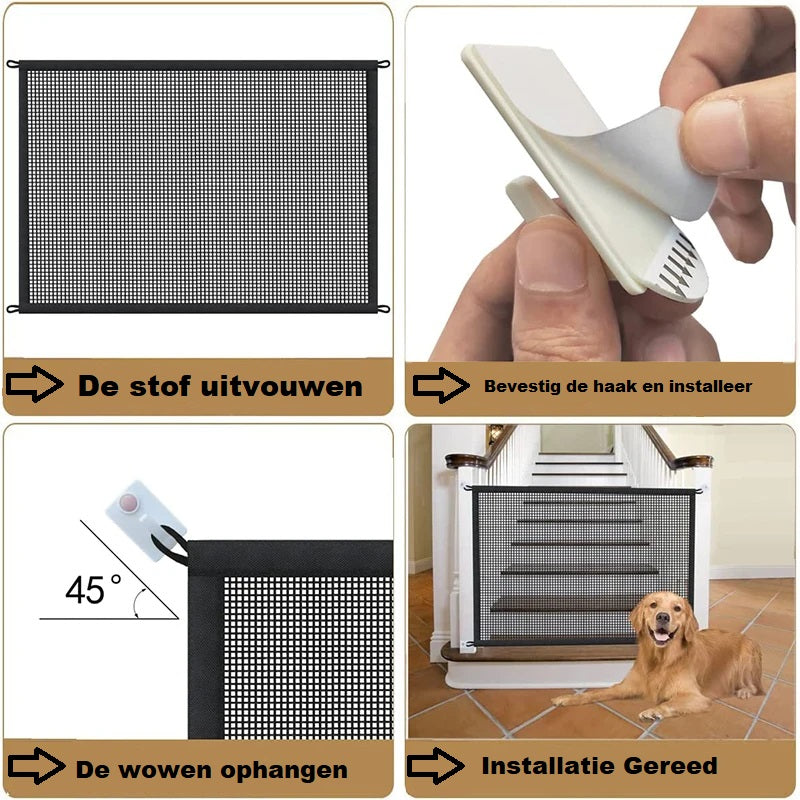 WoofWall | Robuster Faltbarer Tierbarriere