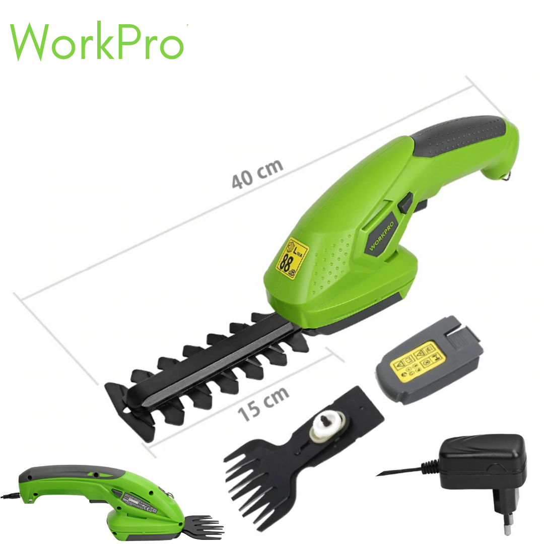 WorkPro Akku-Heckenschneider | Effizientes und Schnelles Schneiden!