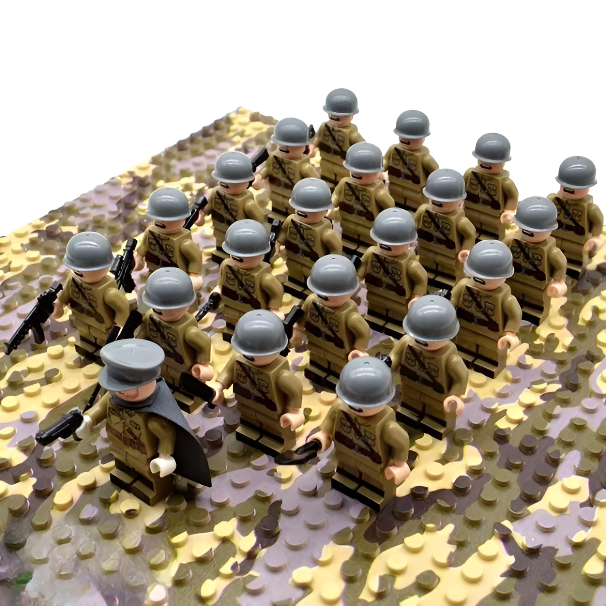 Historische Militär-Bausteine für Kinder – 21 Teile