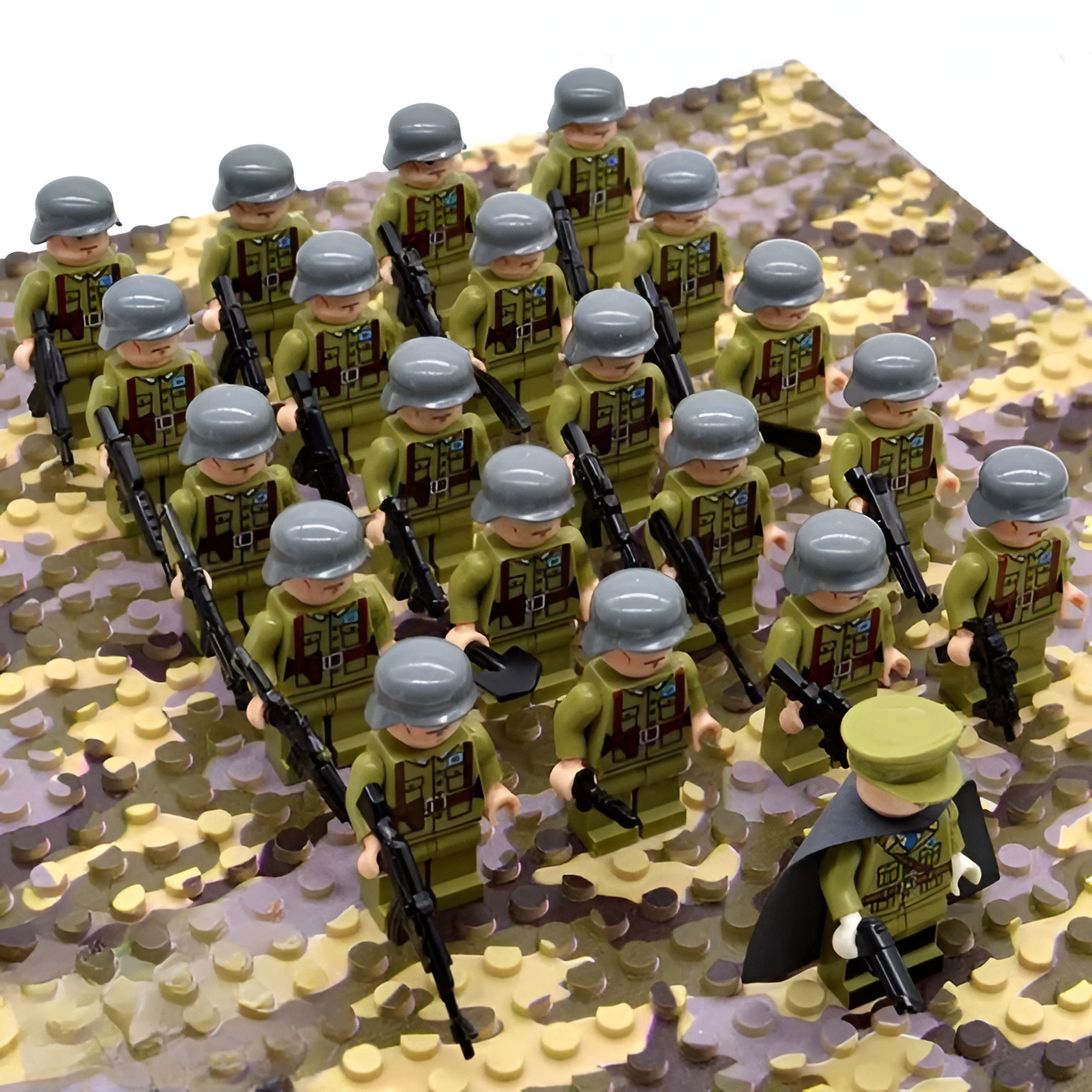 Historische Militär-Bausteine für Kinder – 21 Teile