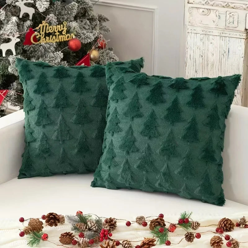 Festliches Kuschelkissen – Gemütliche Weihnachtsdeko aus Plüsch