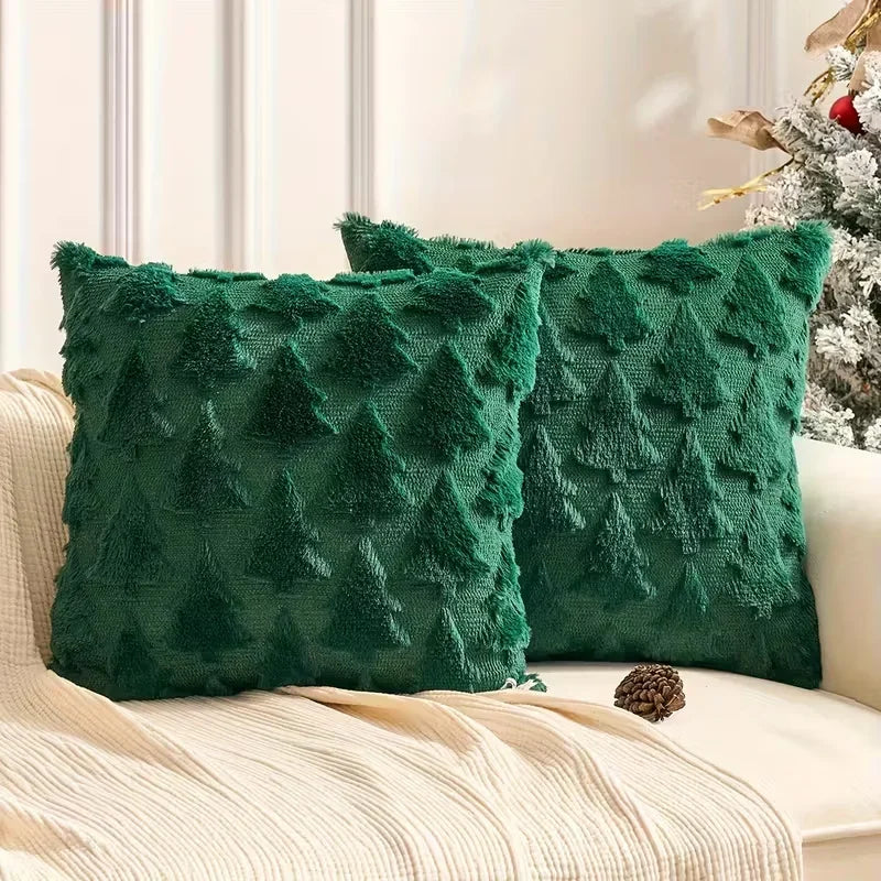 Festliches Kuschelkissen – Gemütliche Weihnachtsdeko aus Plüsch