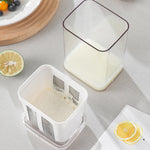 Vielseitiger Joghurt-Separator aus Edelstahl für cremigen Genuss