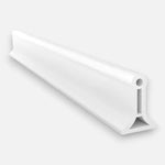 Flexible water barrier for showers