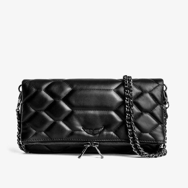 Elegant Crossbody Bag with Chain Strap – Stylish and Versatile
