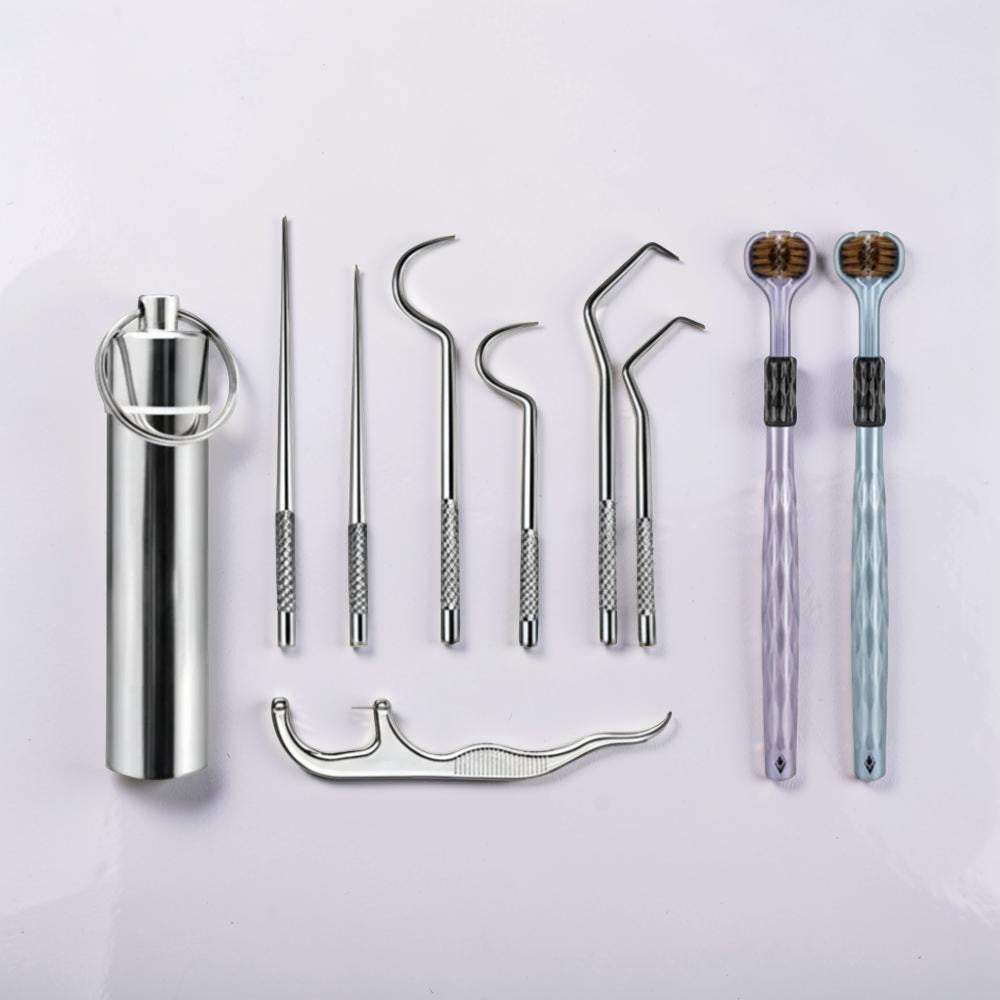 Practical Dental Cleaning Set for On the Go and At Home