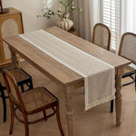 Elegant Table Runner with Geometric Design