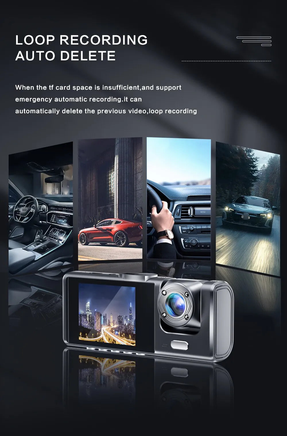 Zoomy - Auto-Dashcam | Mit IR-Nachtsicht