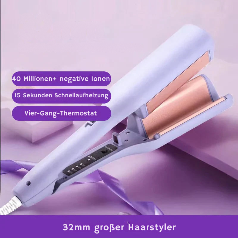 Automatic curling iron with individually adjustable temperature control