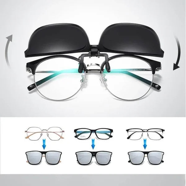 Clip-On Sunglasses with UV400 – Lightweight Polarized OogZeker for Glasses Wearers
