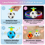 LED Football Spinning Top with Light Effect