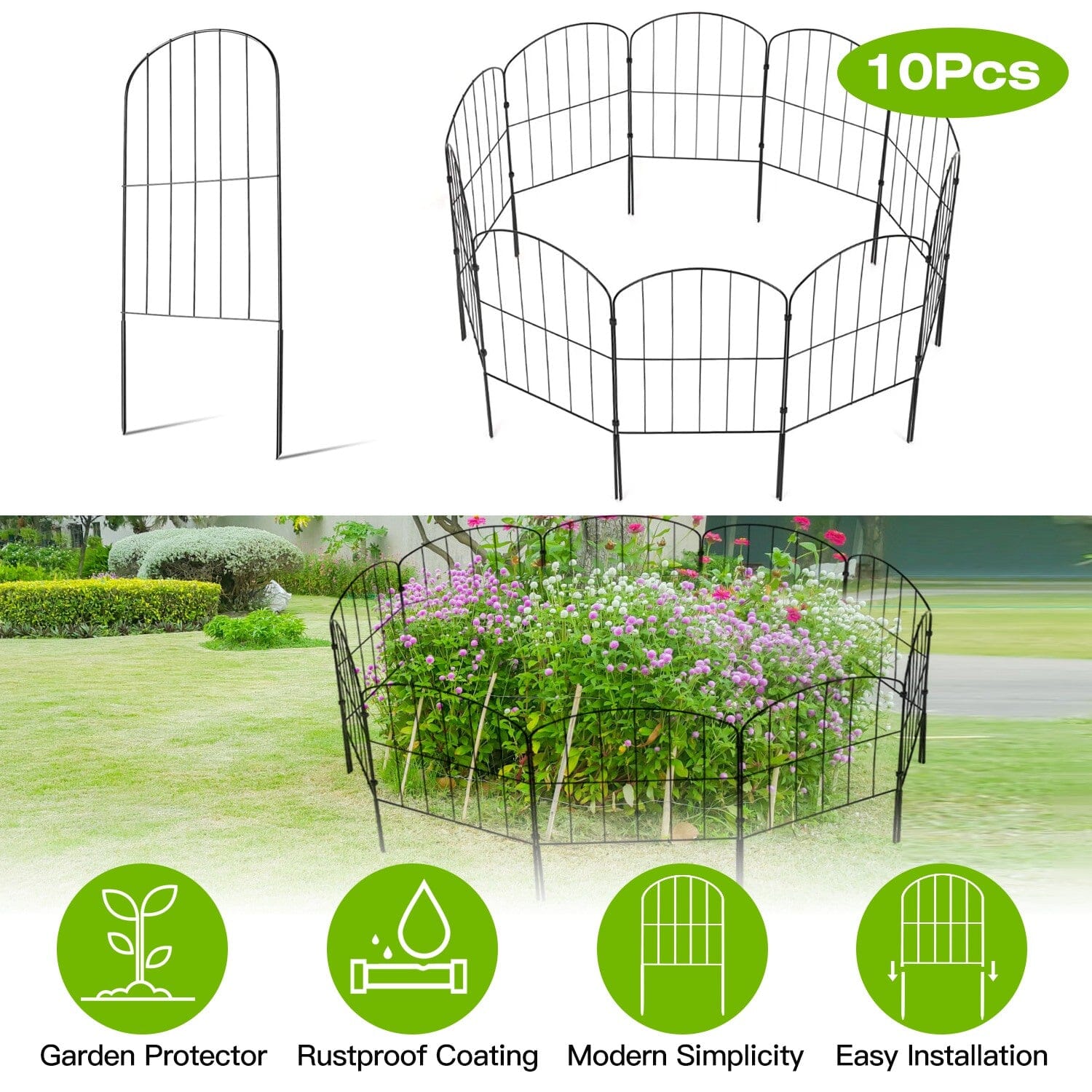 GartenSchutz – Elegante Abgrenzung für Pflanzen und Tiere