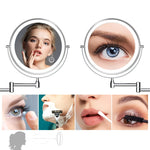 Exclusive LED magnifying mirror for precise beauty applications