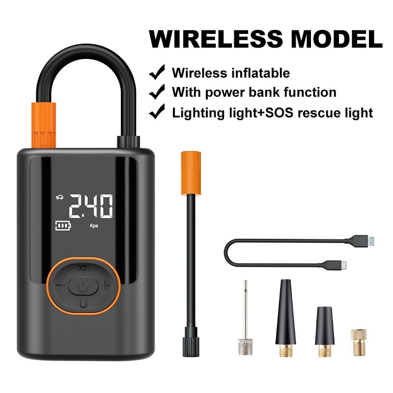 Portable Electric Air Compressor with Digital Display