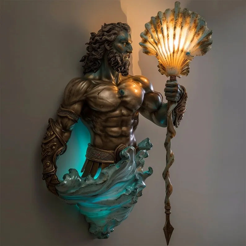Artistic Wall Lamp with LED Lighting for Magical Accents