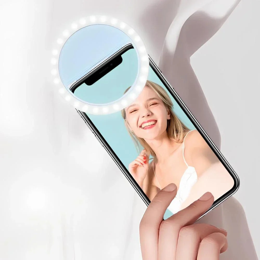 Handy Ringlicht zum Clip-On – Tragbare Beleuchtung