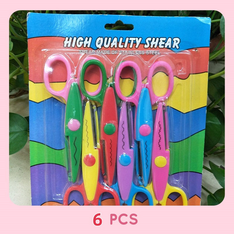 Colorful Pattern Cutters for Creative Kids – Set of 6