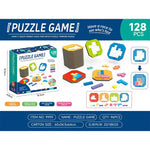 Imaginative logic game with 108 colorful building blocks and 20 challenges