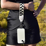 Stylish carrying strap for smartphones and cards