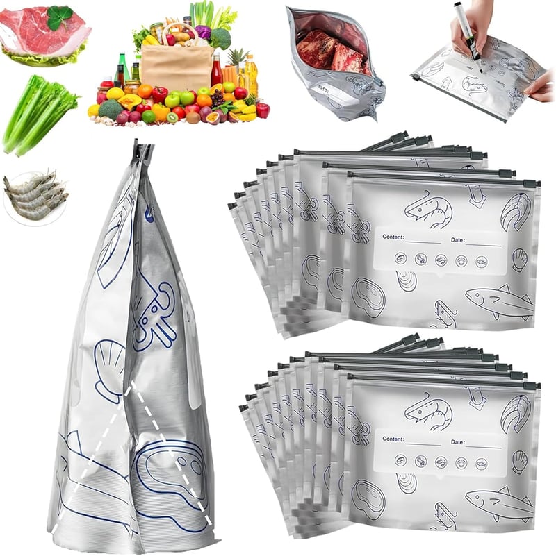 Reusable Aluminum Pouches – Up to 200 Uses