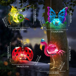 Solar Hanging Garden Lights | Outdoor Colored LED Decor | Animal Designs for a Vibrant Atmosphere