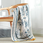 Reversible Cotton Beach Towel in Vibrant Colors | AquaChic
