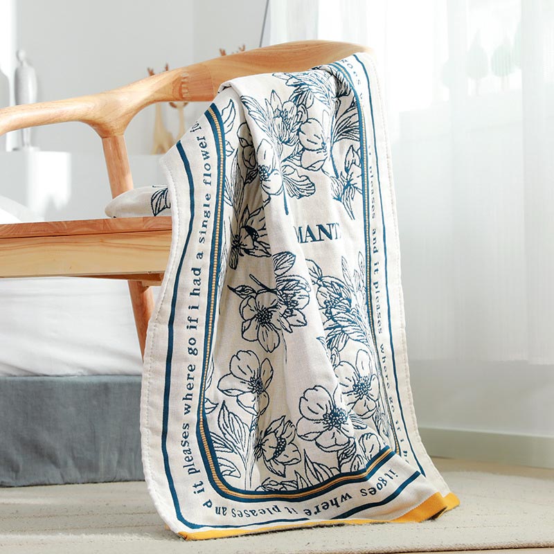 Reversible Cotton Beach Towel in Vibrant Colors | AquaChic