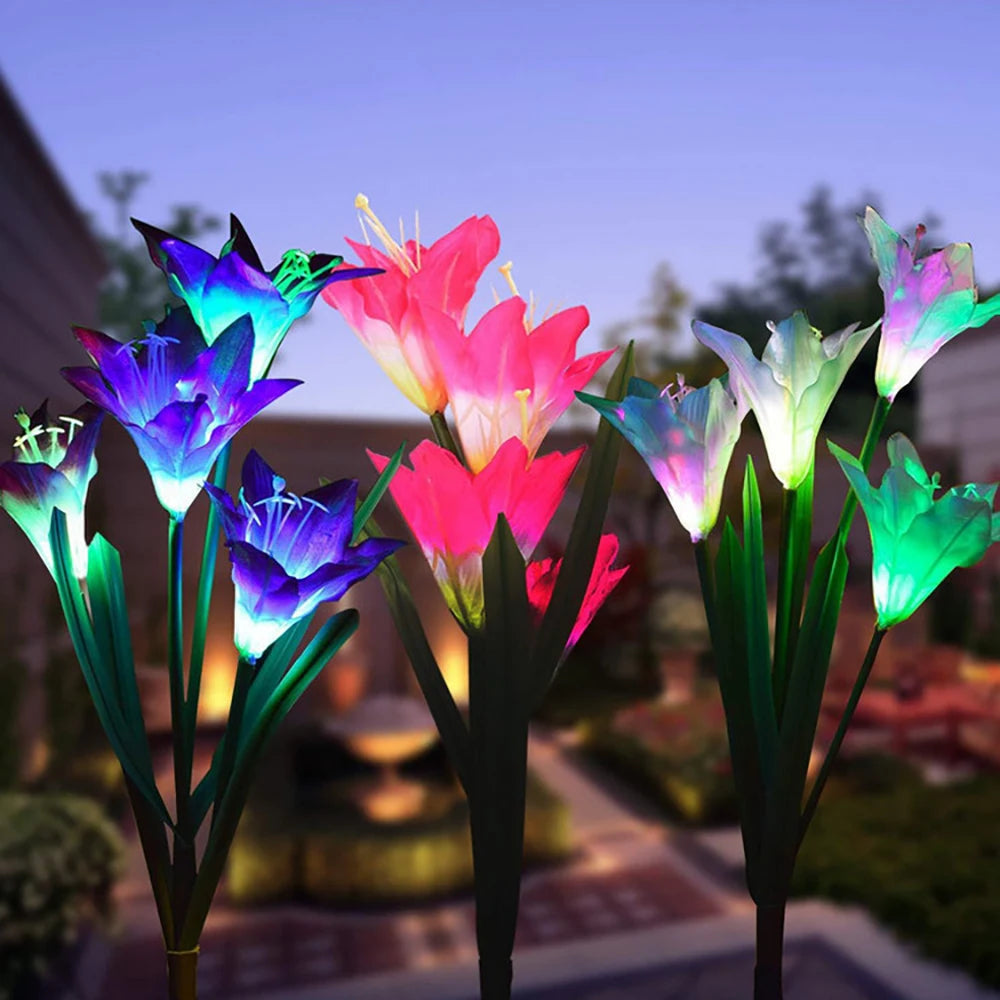 Sonnenblüten – Strahlende, solarbetriebene Lichter für Ihren Garten