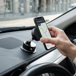 Kompakter, doppelseitiger Smartphone-Halter mit Vakuum-Magnet