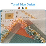 Reversible Sofa Throw with Fringes – Stylish and Cozy