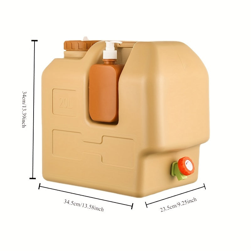 Wasserfreund | Tragbarer Wasserbehälter mit Auslauf | Ideal für Outdoor-Aktivitäten