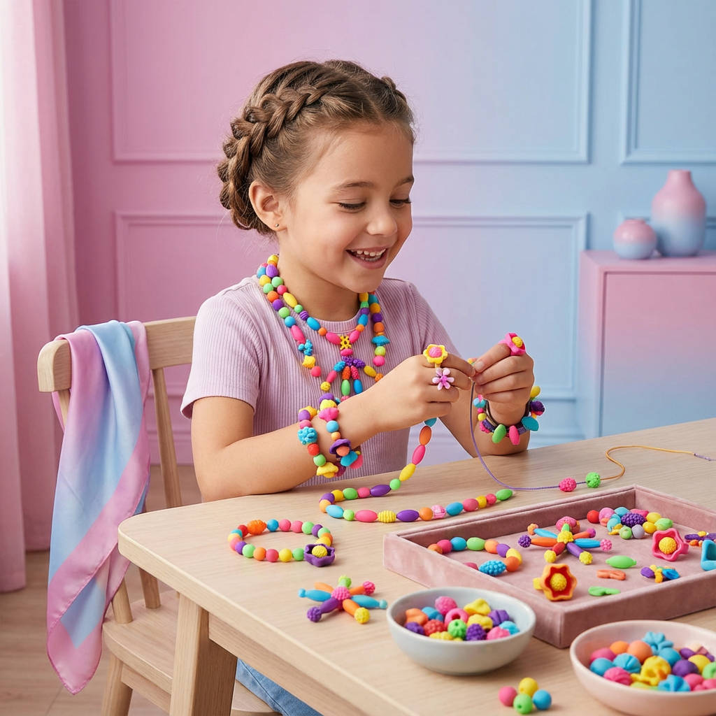 Children's play stones made of jewelry material