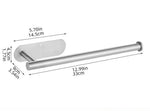 Eleganter Küchenrollenhalter aus Edelstahl für optimale Ordnung