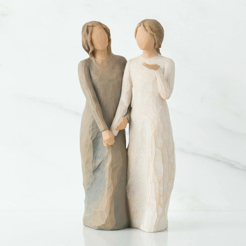 Connectedness in Art: Resin Figurine Three Women
