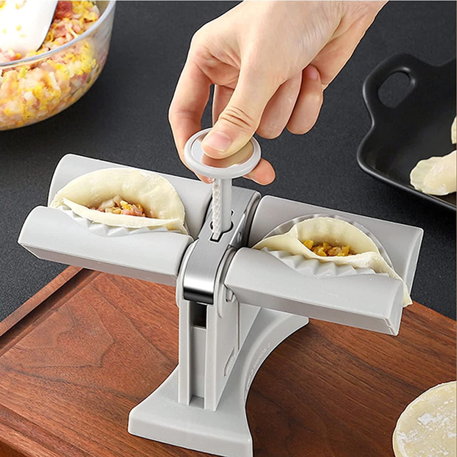 Practical dumpling maker for the whole family