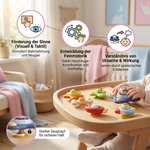 Rotating Learning Toy with Suction Cups – Montessori Inspired