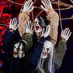 Creepy Halloween Decoration - Floating Ghost with Bloodstains
