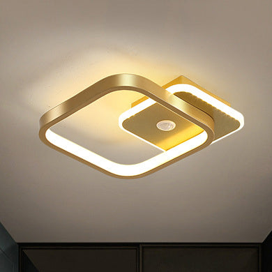 Luminex | Motion-Activated LED Ceiling Light with Sensor | Energy-Saving | Ideal for Hallways & Bathrooms
