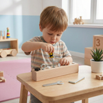 Wooden Screw Toy based on Montessori – Promoting Concentration and Fine Motor Skills in Children