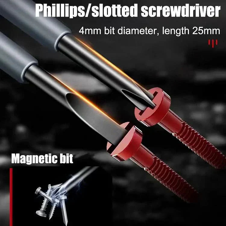 Vielseitiger Magnet-Schraubendreher mit Stromprüfer