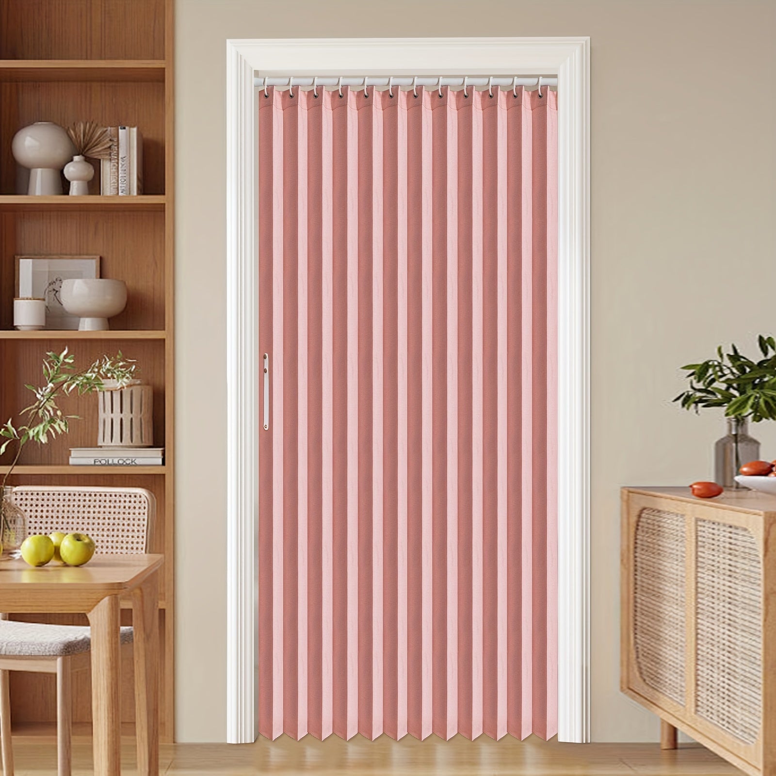 Colorful Magnetic Folding Curtain – Space-Saving Partition for Home and Office