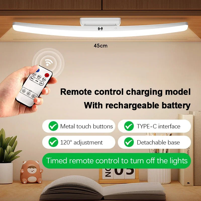 LichtPro LED Magnetic Lamp | Rechargeable & Dimmable | Touch and Remote Control | Warm to Cool White | Fast Type-C Charging