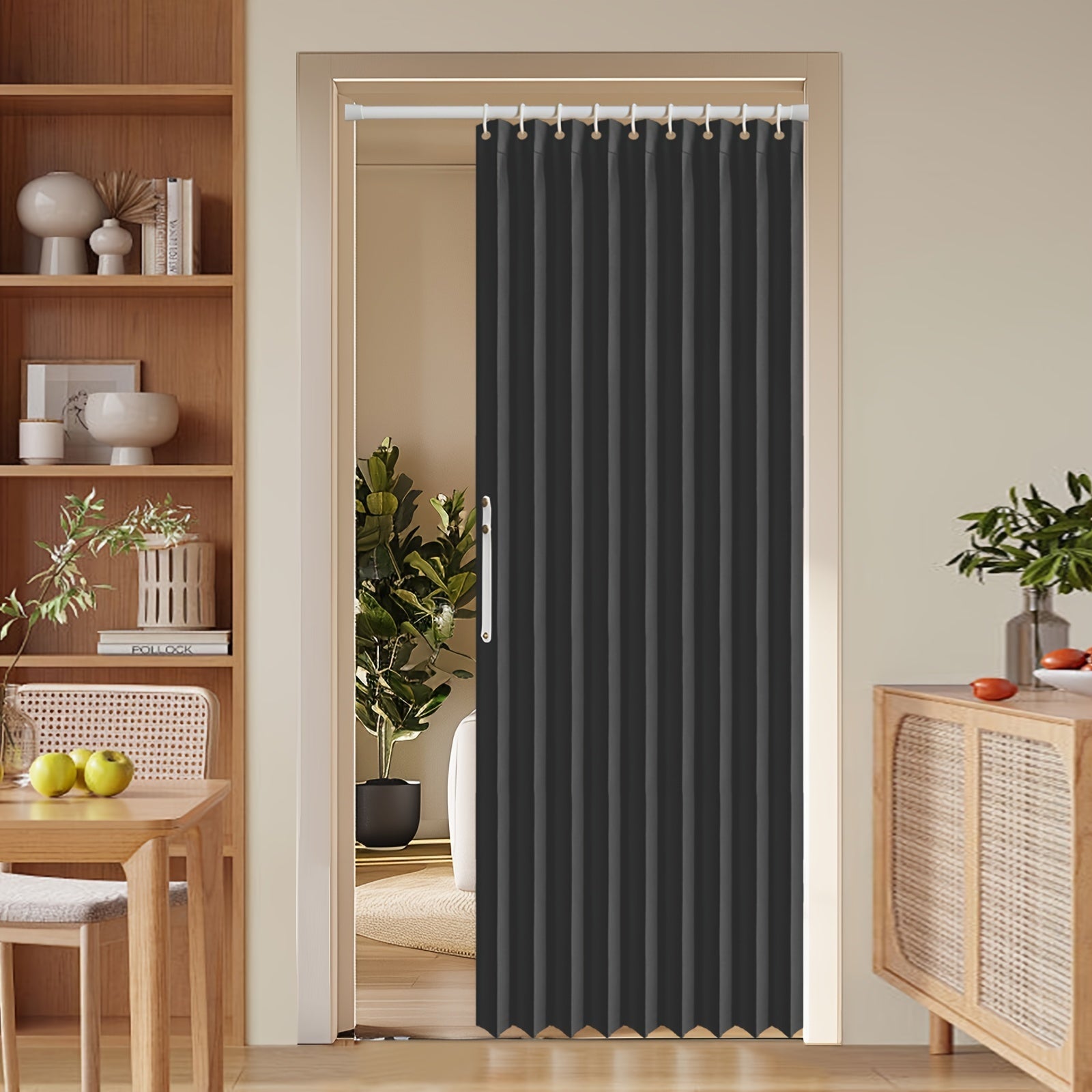 Colorful Magnetic Folding Curtain – Space-Saving Partition for Home and Office