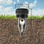 Key safe in lawn sprinkler design
