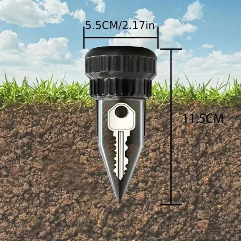Key safe in lawn sprinkler design