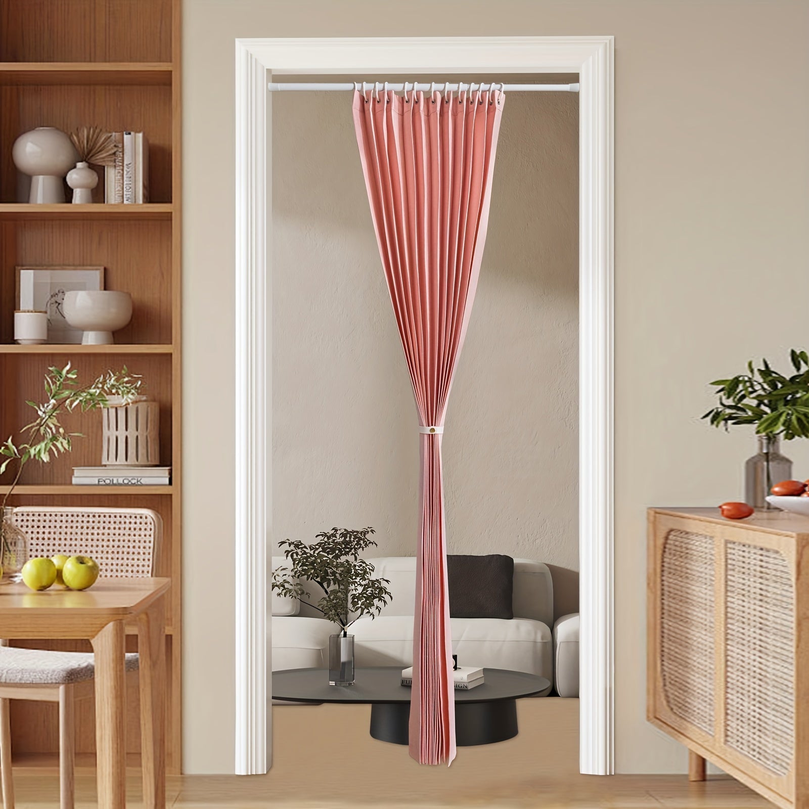 Colorful Magnetic Folding Curtain – Space-Saving Partition for Home and Office