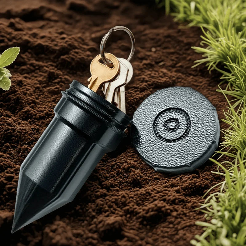 Key safe in lawn sprinkler design