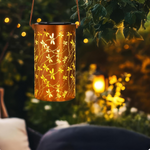 Schimmernde Solarlaterne für romantische Gartenabende