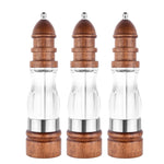 Adjustable Wooden Grinder – Salt and Pepper Mill Set
