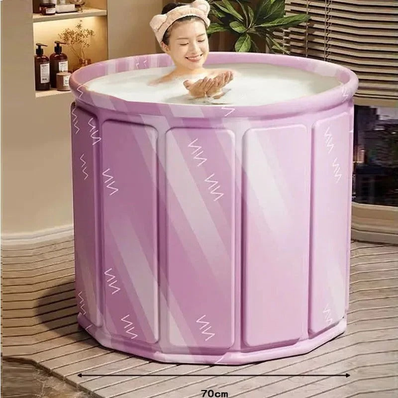 FlexiBad Deluxe – Foldable Bathtub for Adults and Children with Thermal Insulation